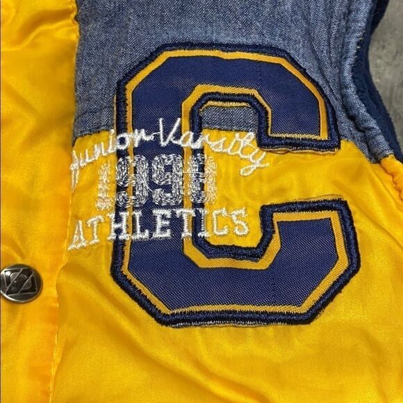 Junior Varsity Athletics Boy’s Yellow Puffer Vest - Picture 2 of 7